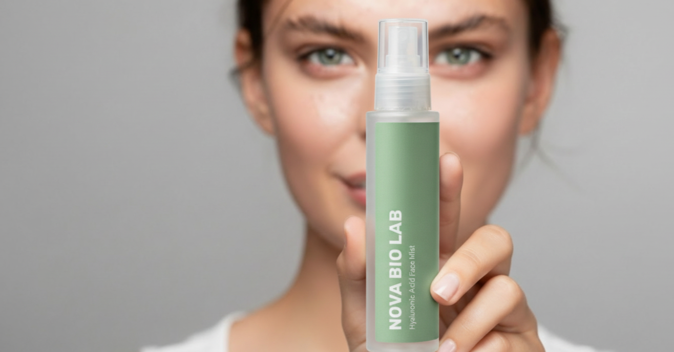 Spray Viso Idratante Acido Ialuronico - Face Mist Fissante 100ml